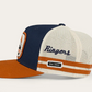 723154RW-NV/BORG Ringers Western Big Rig Trucker Cap Navy & Burnt Orange