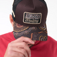 725006RW-DCHC Ringers Western Garbala Trucker Cap Dark Chocolate