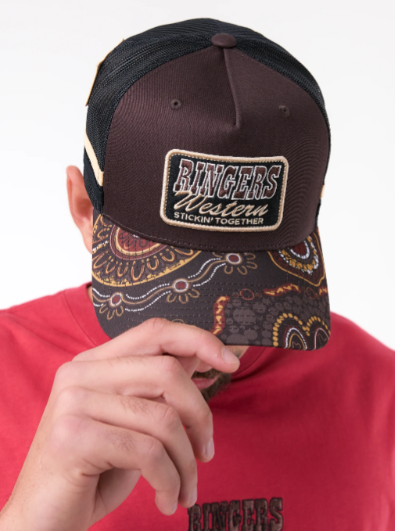 725006RW-DCHC Ringers Western Garbala Trucker Cap Dark Chocolate