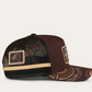 725006RW-DCHC Ringers Western Garbala Trucker Cap Dark Chocolate