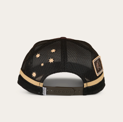 725006RW-DCHC Ringers Western Garbala Trucker Cap Dark Chocolate