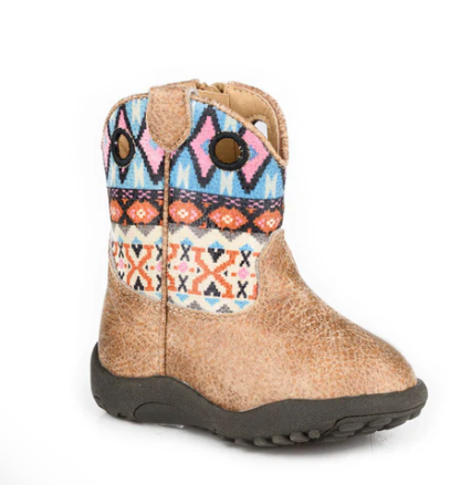 09-016-1910-3773 Roper Infant Cowbaby Willow Aztec Tan