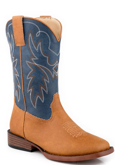 09-119-1900-3621 Roper Big Kid's Heritage Tan/Navy