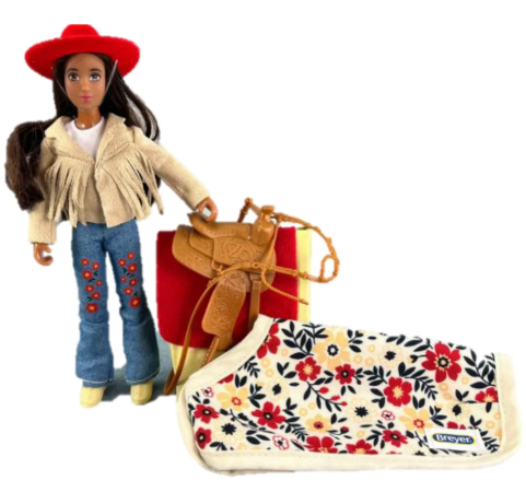 TBC10719 Breyer Freedom "Sylvie" Western Rider With Tack