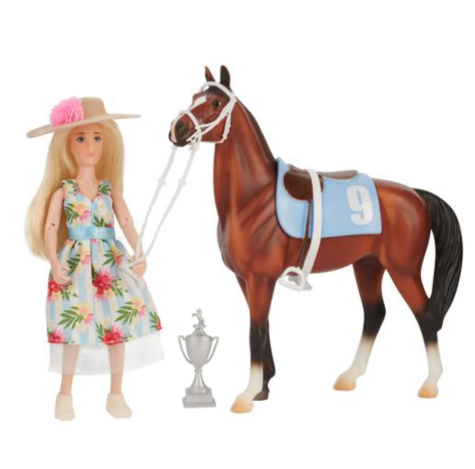 TBC10654 Breyer Freedom 'Tinsley & Buttercup Breeze' Winner's Circle Gift Set