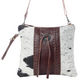 S-7370 Rosalinda Cross Stitched Leather & Hairon Bag