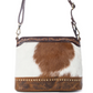 S-13801 Prairie Forge Studded Hairon Leather Bag in Rodeo Brown