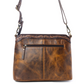 S-13801 Prairie Forge Studded Hairon Leather Bag in Rodeo Brown