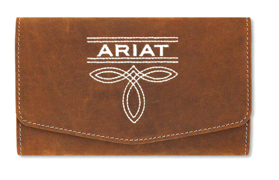 A770020144 Ariat Lynn Wallet Medium Brown