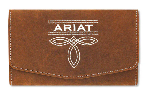 A770020144 Ariat Lynn Wallet Medium Brown