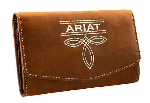 A770020144 Ariat Lynn Wallet Medium Brown