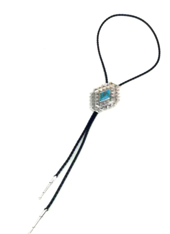 SN0523SBTQ Western Aztec Pendant Bolo