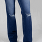 CC921 CC Western Signature Montana High Rise Distressed Jean 36' Leg
