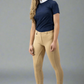 1194412 Peter Williams Women's Pull On Riding Jodhpurs with Gel Seat - Beige