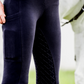 1203311 Peter Williams Pull On Riding Jodhpurs with Gel Seat and Phone Pocket - Black