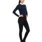 1203311 Peter Williams Pull On Riding Jodhpurs with Gel Seat and Phone Pocket - Black