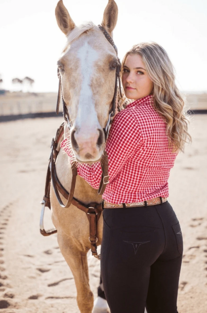 1408034 Peter Williams Sophia Horse Riding Jeans - Black