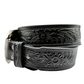 A1043201 Ariat Men's Black Floral Belt