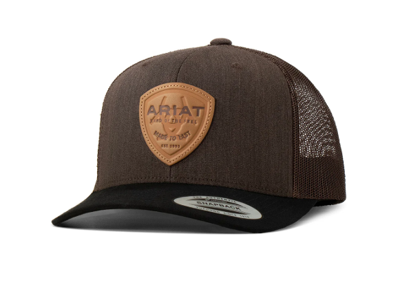A300065402 Ariat Made To Last Mesh Brown Snap Back Cap