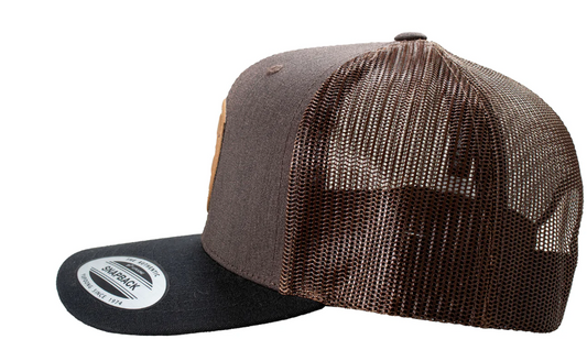 A300065402 Ariat Made To Last Mesh Brown Snap Back Cap