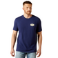 10065904 Ariat Men's Mesa Motif Lockup SS Tee Medieval Blue