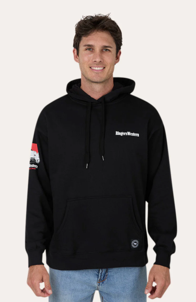 625108RW-BLK Ringers Western Unisex About A Truck Hoodie Black