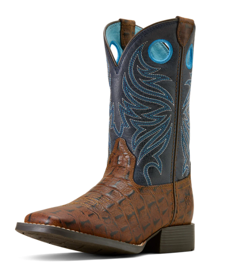 10074192 Ariat Kids' Knox Wide Square Toe Western Boot