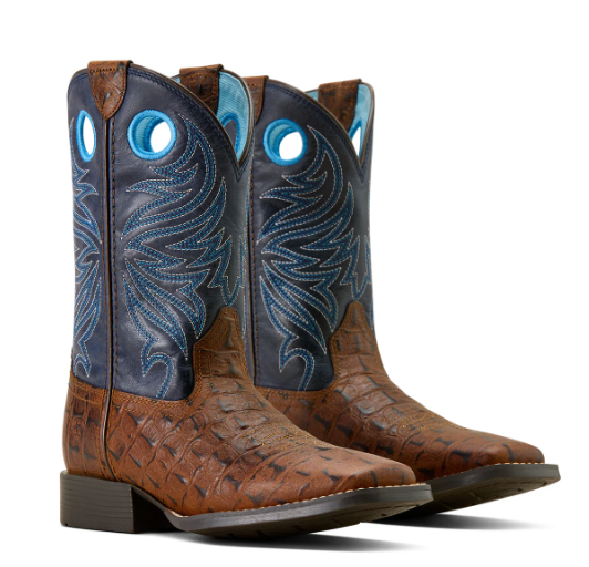 10074192 Ariat Kids' Knox Wide Square Toe Western Boot
