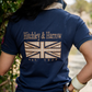 EL140 Hitchley & Harrow Women's Navy Loose Fit Polo