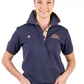 EL140 Hitchley & Harrow Women's Navy Loose Fit Polo