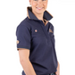 EL140 Hitchley & Harrow Women's Navy Loose Fit Polo