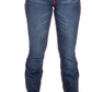 SR2241 Hitchley & Harrow Women's Ultra High Rise Hot Pink Stitch Jeans 35" Leg