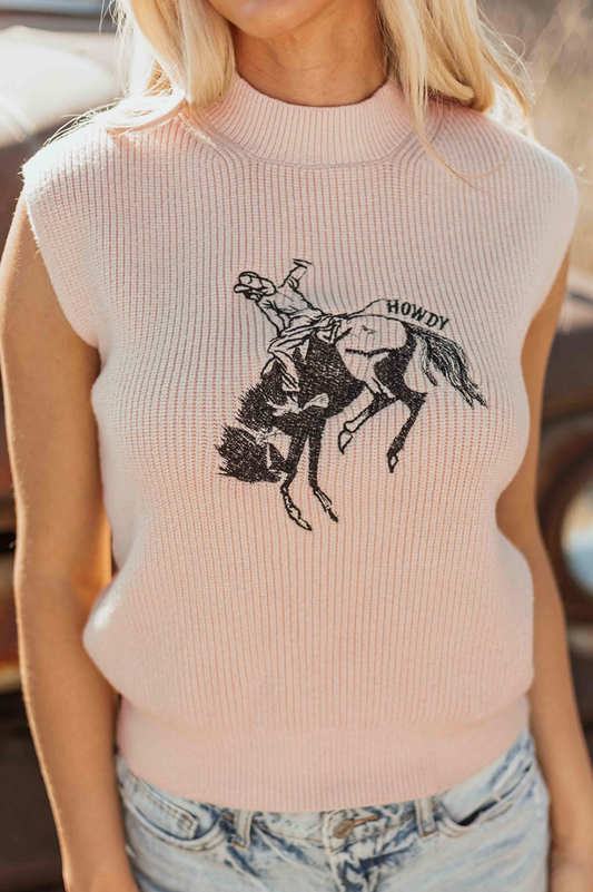 FW277918 Western Women's Howdy Knit Vest