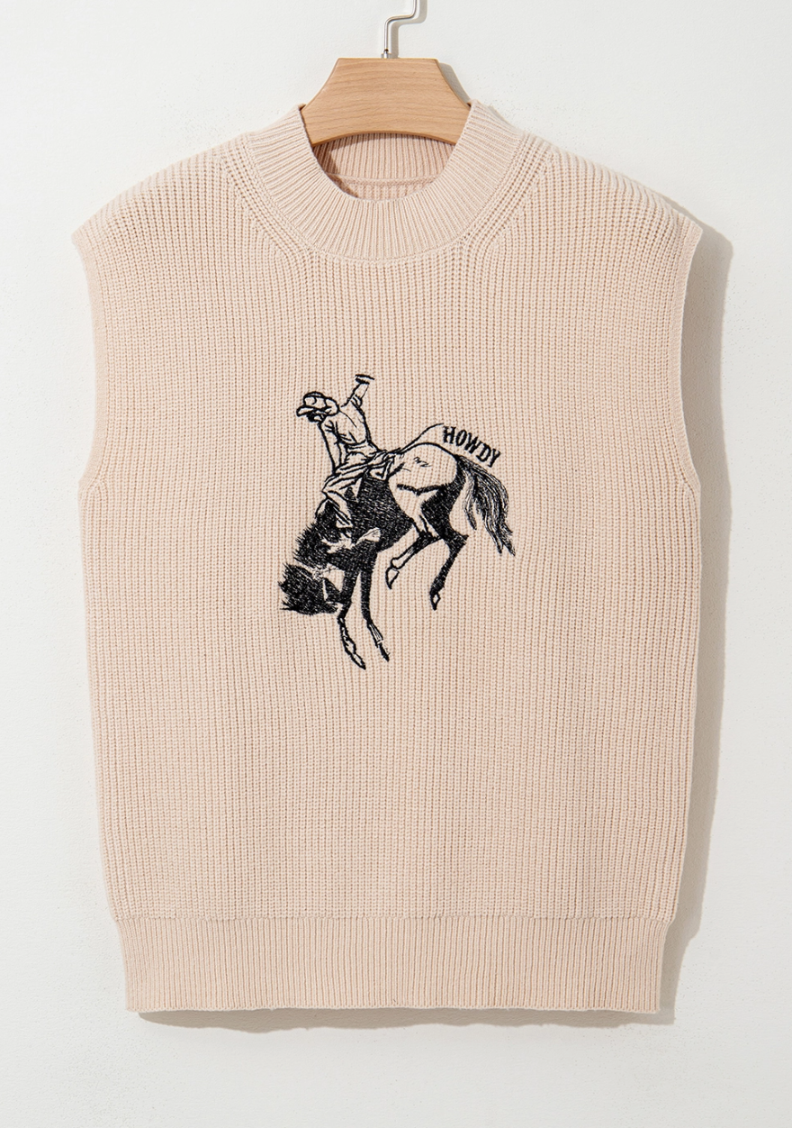 FW277918 Western Women's Howdy Knit Vest