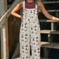 FW784985-P1520  Western button down Jumpsuit