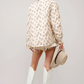 36344J  Quilted Western Horse print Jacket