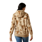 10065823 Ariat Women's Logo 2.0 Printed Hoodie Savannah Tan Heather