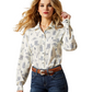 10065832 Ariat Women's Homestyle LS Shirt Deserted Print