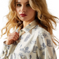 10065832 Ariat Women's Homestyle LS Shirt Deserted Print