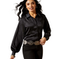 10065941 Ariat Women's Jolie Snap LS Shirt Black