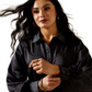 10065941 Ariat Women's Jolie Snap LS Shirt Black