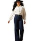 10065940 Ariat Women's Jolie Snap LS Shirt White Alyssum