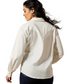 10065940 Ariat Women's Jolie Snap LS Shirt White Alyssum