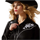10065968 Ariat Women's Viva Rodeo LS Shirt Black
