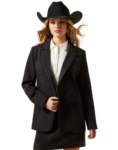 10065995 Ariat Women's After Party Blazer Black