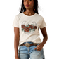 10076383 Ariat Women's Vintage Rose SS Tee Natural
