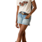 10076383 Ariat Women's Vintage Rose SS Tee Natural