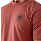 10073957 Ariat Men's Banner Badge SS Tee Adobe Heather