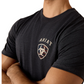 10071195 Ariat Men's American Bison SS Tee Charcoal Heather