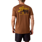 10071197 Ariat Men's BBQ Smoke SS Tee Soft Silt